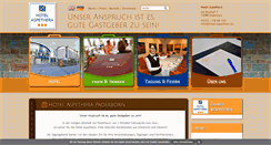 Desktop Screenshot of hotel-aspethera.de